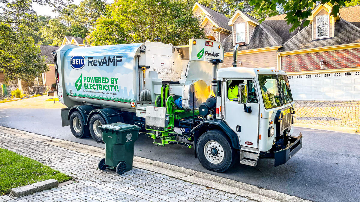 Electric EV garbage trucks - electric powered garbage truck bodies