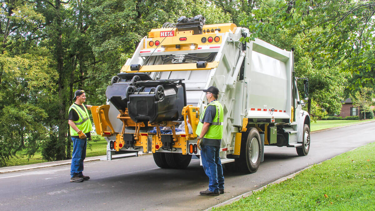 Rear load garbage trucks - rearload trash trucks
